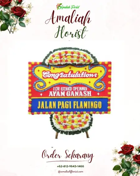 Sewa Papan Bunga Boloagung